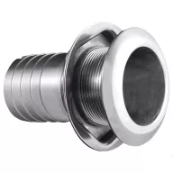 Kivezető cső testen át inox nagy átfolyású 29 mm EVA