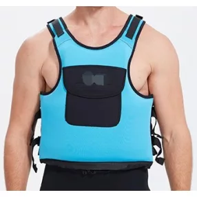 Neoprenska plavalna jopič Farfalla turkizna XL/XXL