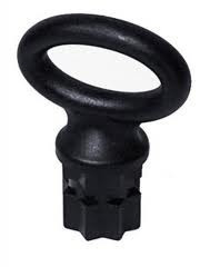 Railblaza ovalni črni kavlji 30 mm