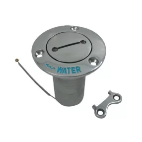   Vtič za točenje goriva, ki ga je mogoče zakleniti, raven, 50 mm iz nerjavečega jekla