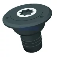 Vstop za gorivo iz črne plastike