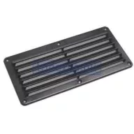 Plastična prezračevalna plošča 260 x 127 mm, črna