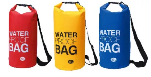 Suha vrečka z naramnicami 10 l zelena