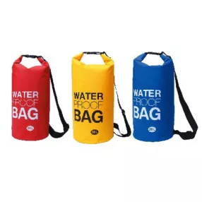 Suha vrečka z naramnicami 20 l rumena