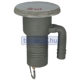 Cev za polnjenje vode s pokrovom, raven kovinski