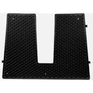   Utrjevalci vibracij za ogledala, plastika, črni, 430 x 324 mm, 