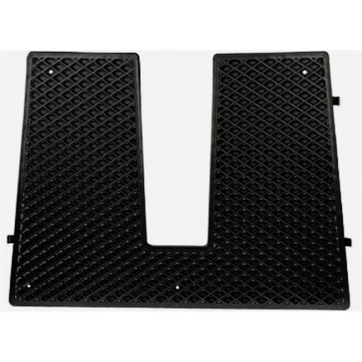 Utrjevalci vibracij za ogledala, plastika, črni, 430 x 324 mm, 