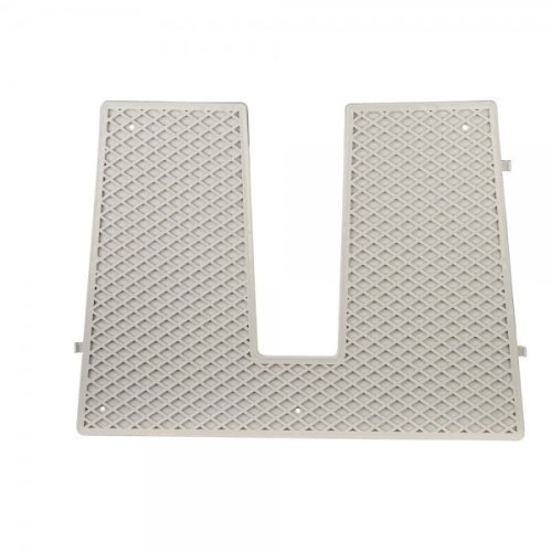 Proti-vibracijsko ogledalo iz sive plastike 430x324 mm 