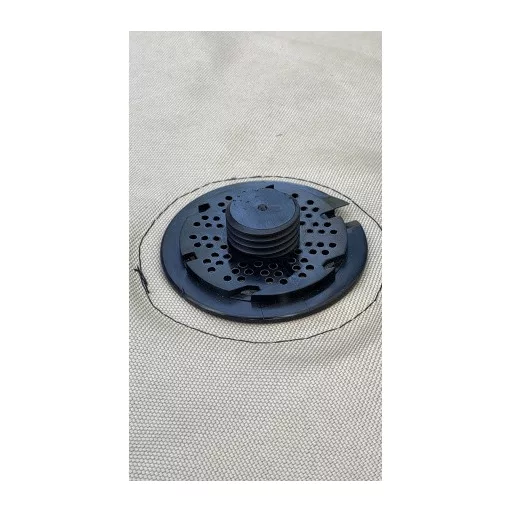 Boat Vent 4 črni prezračevalnik za ponjavo