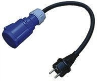 Adapter kabel 0,4 m Schuko-VTIČ > CEE-vtičnica