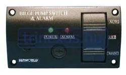 Stikalo za črpalko za vodno komoro z alarmom, zaščiteno proti brizganju vode