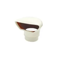 Ventilator iz PVC, 100 mm, raven