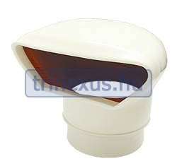 Ventilator iz PVC, 100 mm, raven
