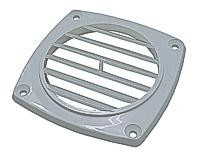 Ventilator za 3-palčno cev, črn, raven