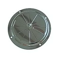   Okrogli ventilator   Nerjaveče jeklo 102 mm Ø Središčni nastavljiv vijak