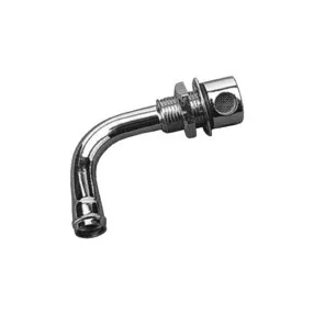   Ravni izpuh rezervoarja iz nerjavečega jekla 90° 3/4" = 19mm