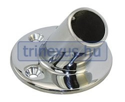 Nerjaveče jeklo - končni del ograje 60° okrogel 22 mm
