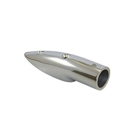 Nerjaveče jeklo - končni del ograje za ročaj 22 mm