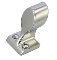 Nerjaveče jeklo - končna opora ograje 60° 22 mm