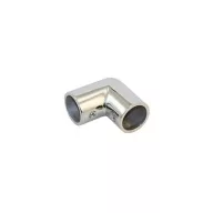 Nerjaveče jeklo - okovje za ograjo 90° kotni kos 25 mm