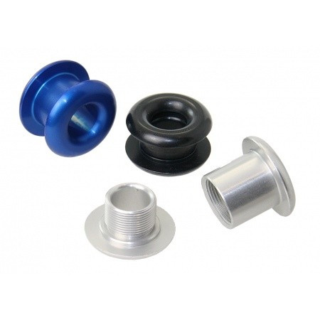 Prehod za pokrov z navojem 8 mm 7-12 mm aluminij črn