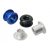 Prehod za pokrov 8 mm navoj 9-14 mm aluminij črn