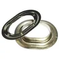 Ovalne 22,5 x 13 mm Ms. nikljane (pakiranje 10 kosov)