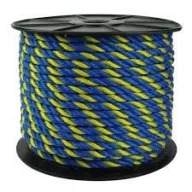 Vrv PP temno modro-rumena 8 mm