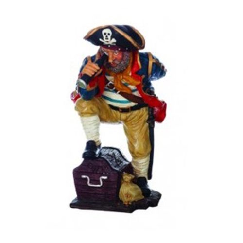 Piratska figura z daljnogledom 