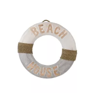  Rešilni obroč (samo za dekorativne namene) Lesena hiša na plaži