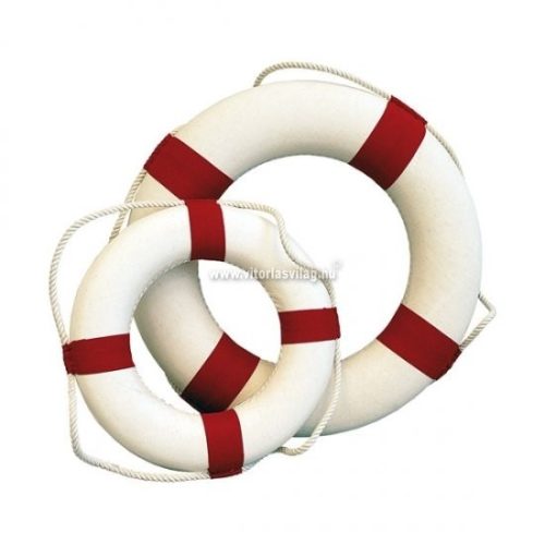 Dekorativni rešilni obroč rdeč 35 cm 