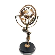 Armilarna sfera z držalom za atlas 53 cm 