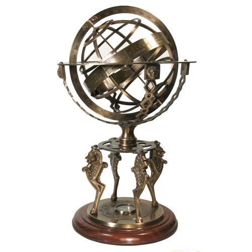 Armilarna sfera s kompasom 45 cm 
