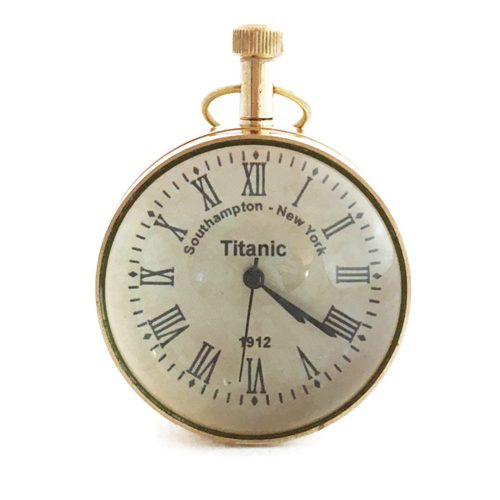 Kroglasta ura v leseni škatli 5 cm Titanic 
