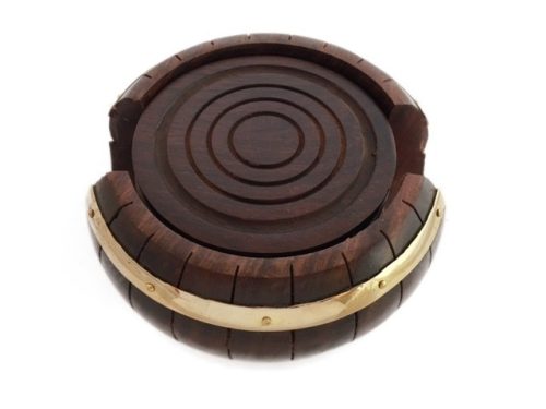 Podstavki v obliki sodička 6 kosov 14 cm 
