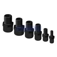 Črni priključek cevi TD        25mm     1"
