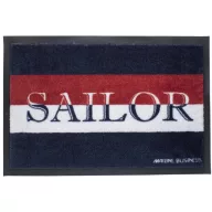 Vinilna izhodna preproga z napisom Sailor