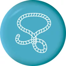 Vzmet vrvi, vodilo, pritrdilni element